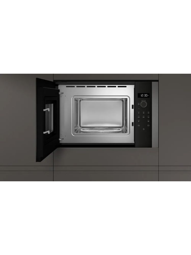Микроволновая печь встраиваемая Neff HLAWD23G0, нержавеющая сталь/черный