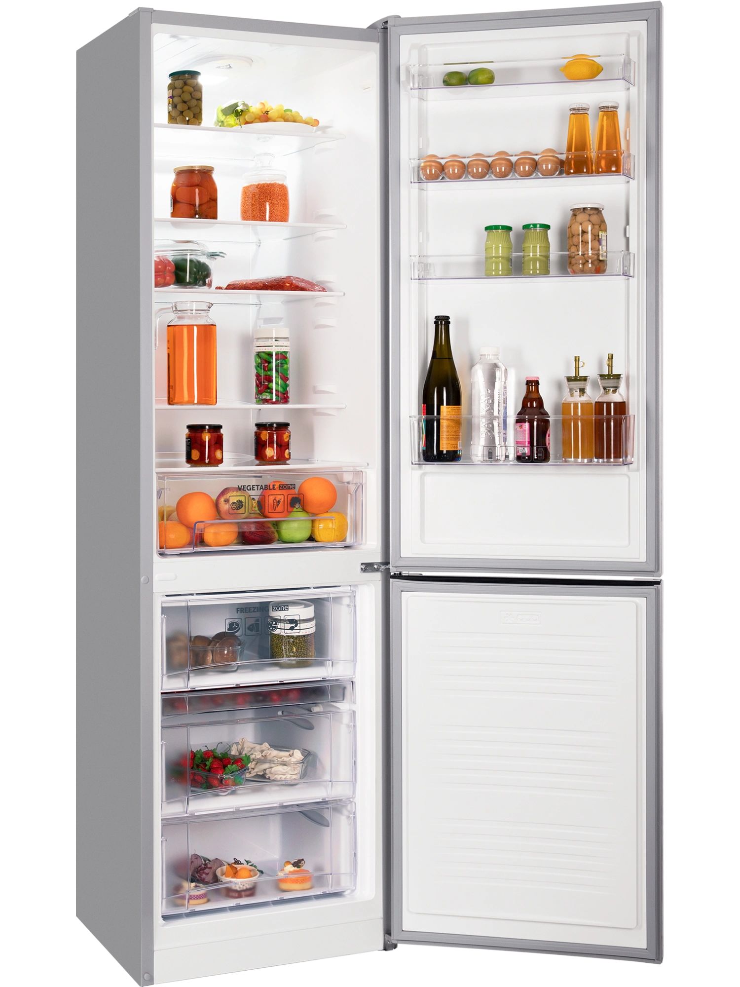 Холодильник NORD NRB 154 S, серебристый