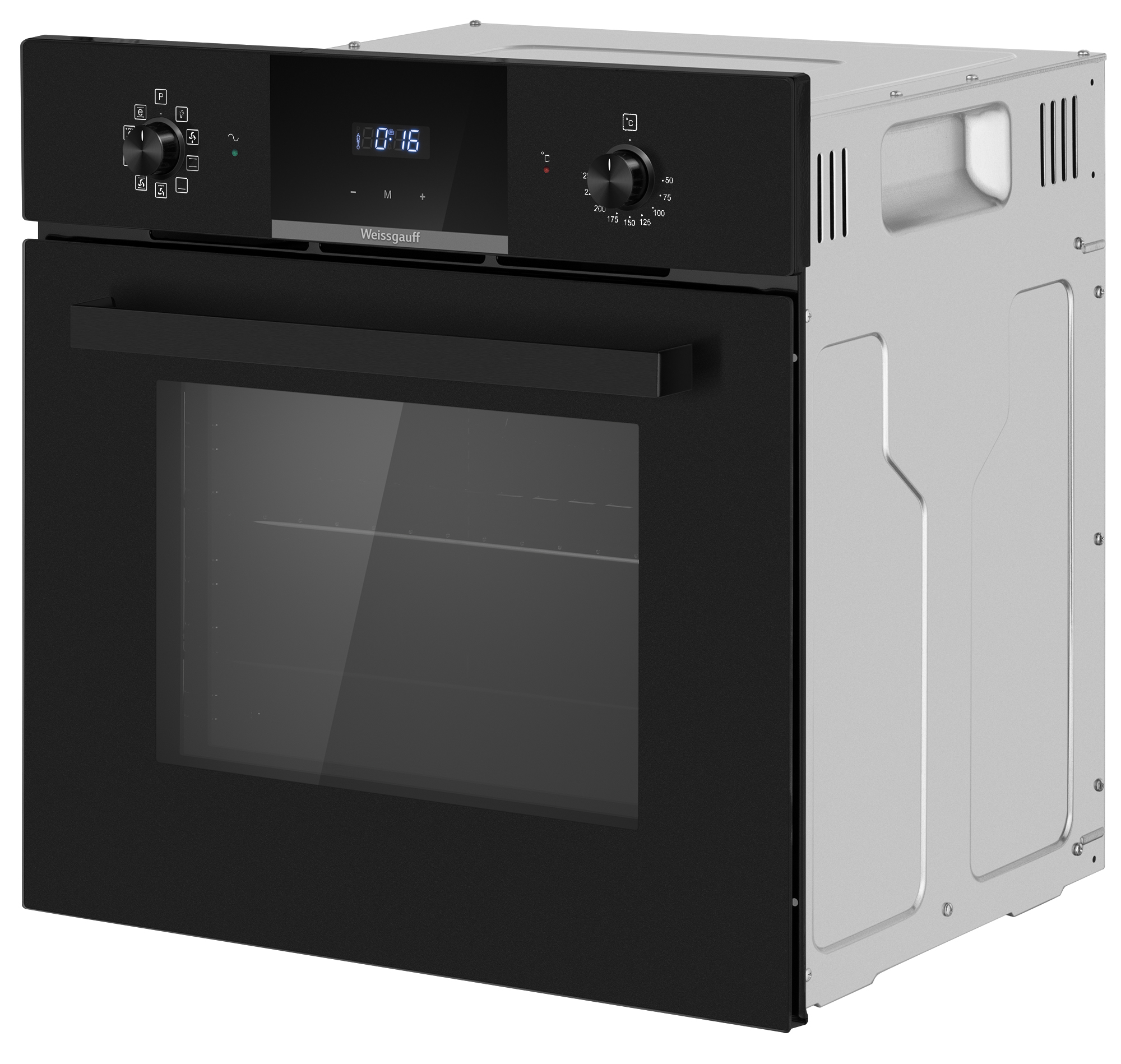 Духовой шкаф электрический Weissgauff EOM 691 PDB Matt Edition, черный