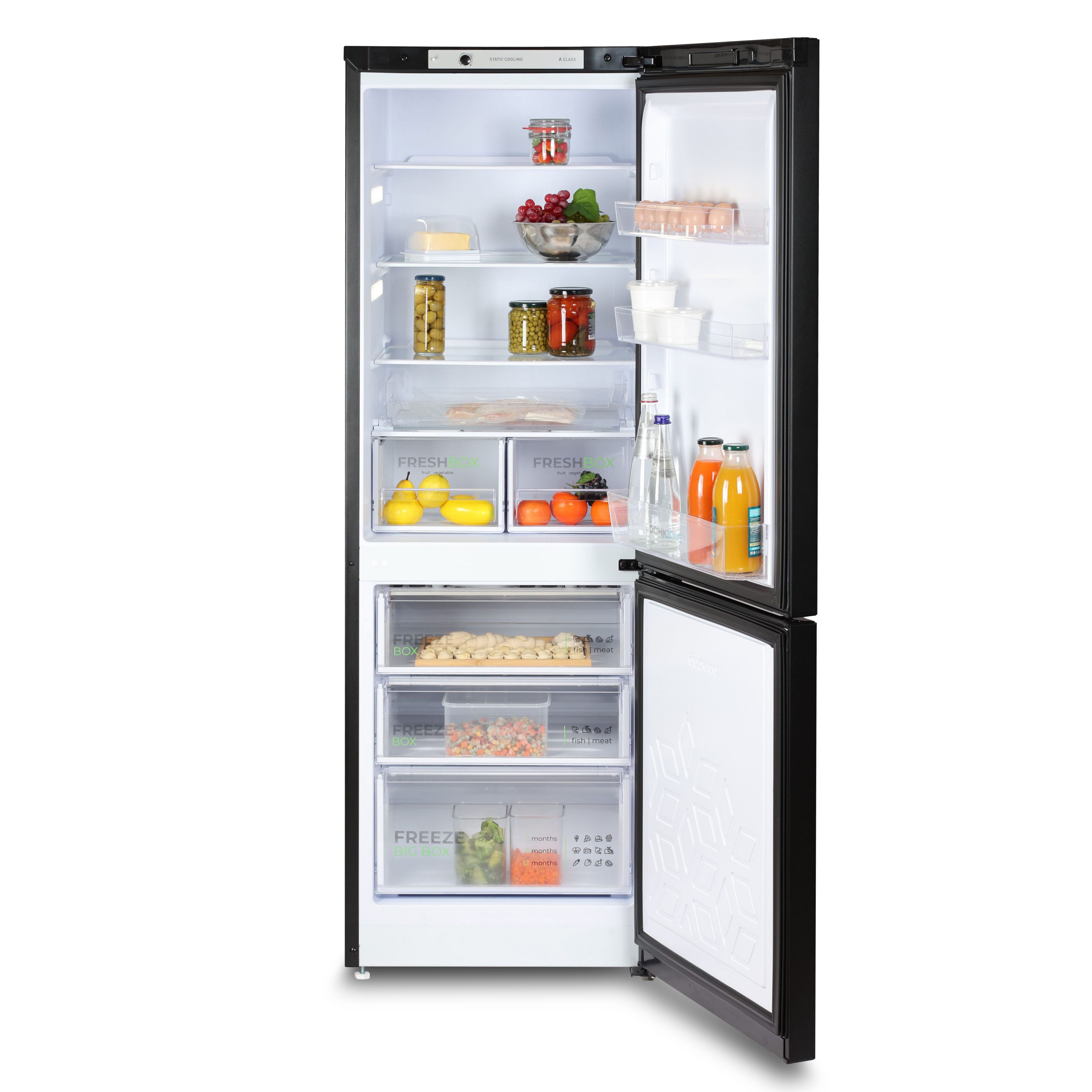 Холодильник Бирюса B6156, черный