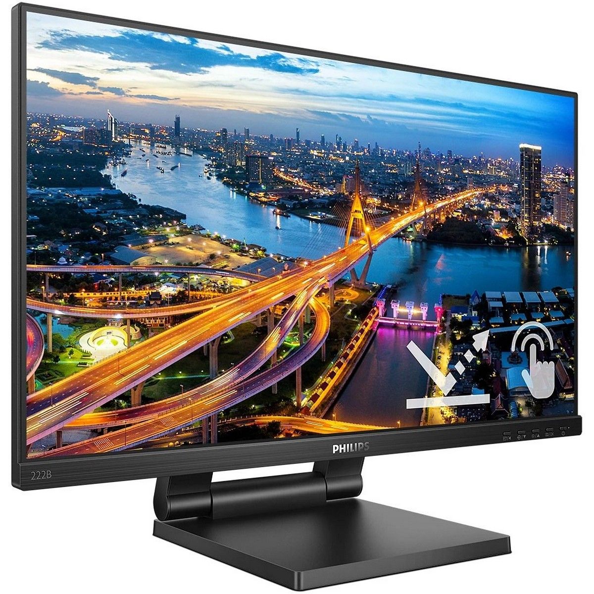 Монитор Philips B Line 222B1TC, черный
