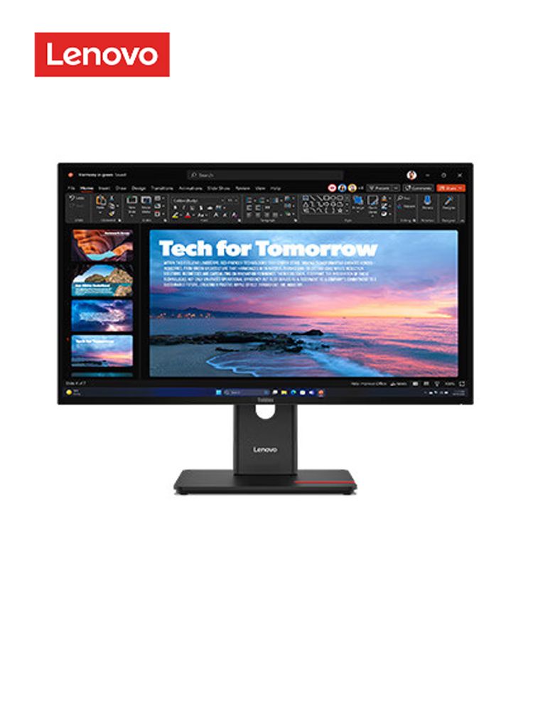 Монитор Lenovo T27QD-40, черный