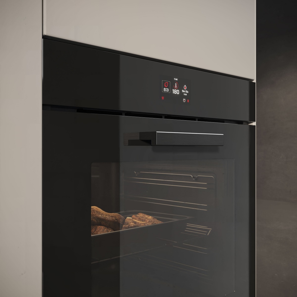 Духовой шкаф электрическая Elica VIRTUS MULTI 60 TFT BL (PRF0191770A), черный