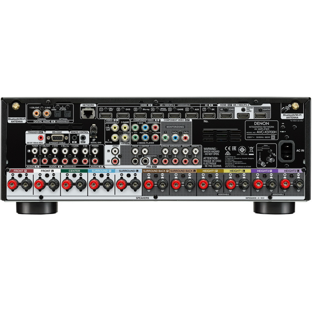 Ресивер AV Denon AVC-X3700H, черный