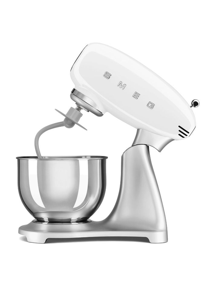 Миксер планетарный Smeg SMF04WHEU, белый