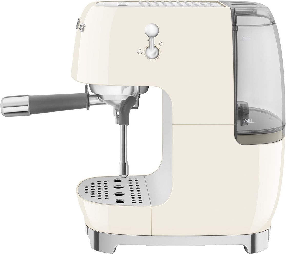Кофемашина рожковая Smeg ECF03CREU, кремовый