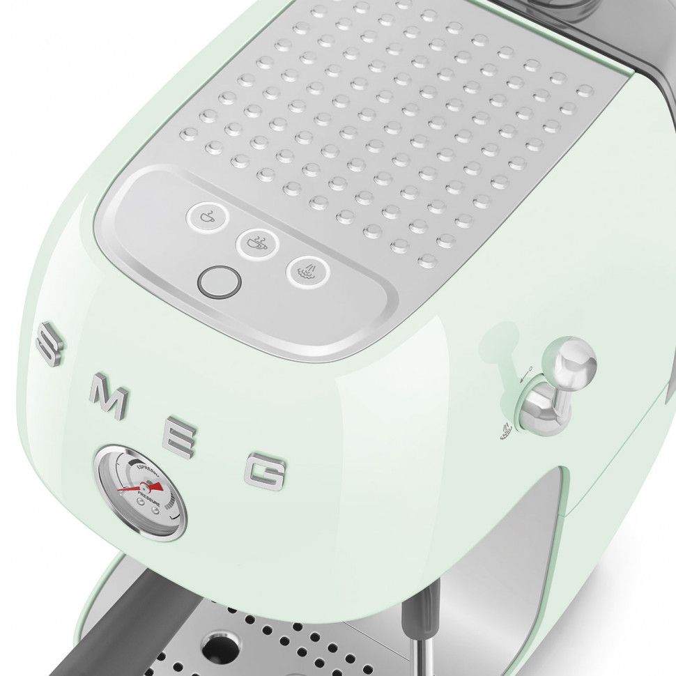 Кофемашина рожковая Smeg ECF03PGEU, пастельный зеленый