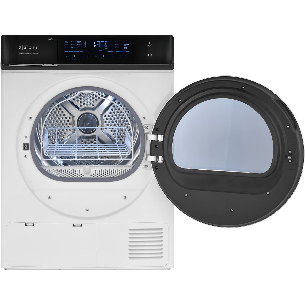 Сушильная машина ZUGEL ZDF83HP, белый