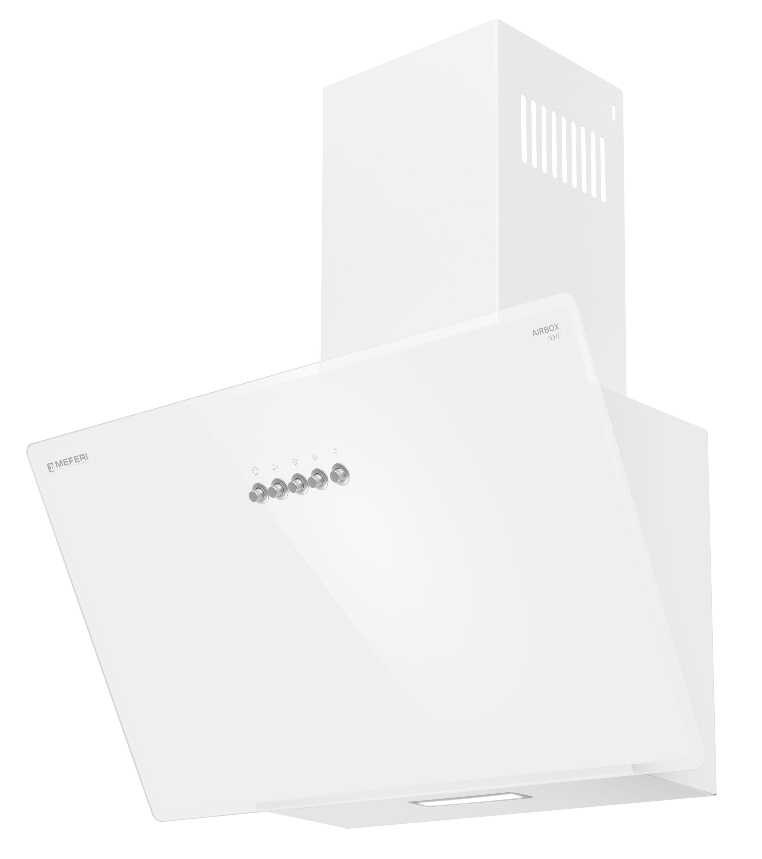 Вытяжка наклонная Meferi AIRBOX60WH LIGHT, белый