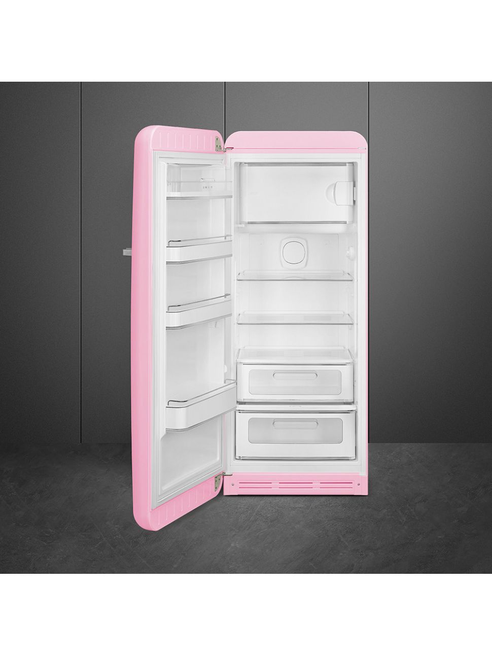 Холодильник Smeg FAB28LPK6, розовый