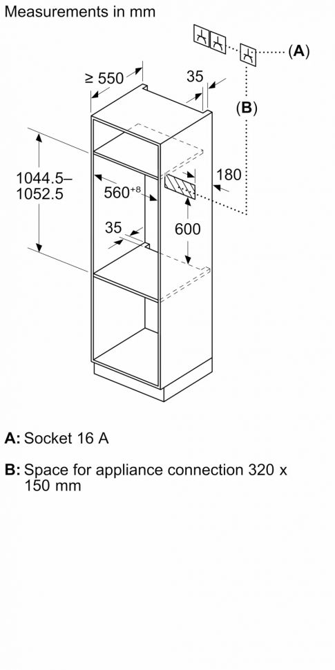 Декоративный элемент Neff Z9105MY0 Metallic Silver, серебро (духовой шкаф 60см + духовой шкаф 45см)