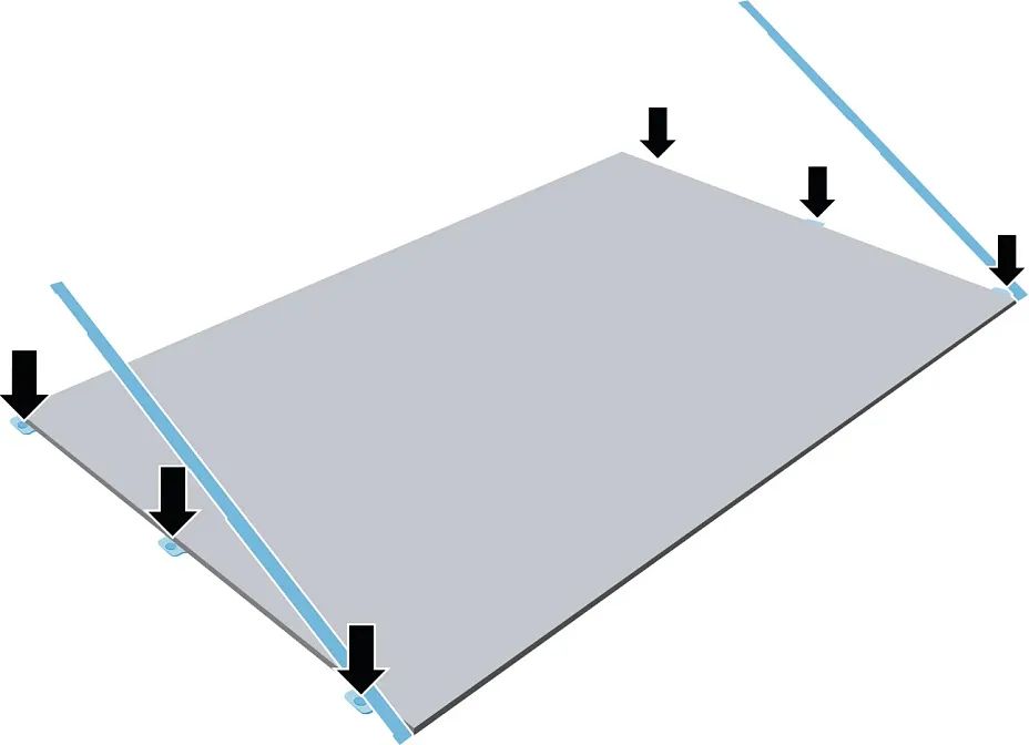 Декоративный элемент для варочных панелей Neff Z9802PFAY0 Anthracite Grey, антрацит