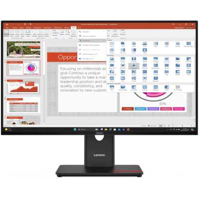 Монитор Lenovo ThinkVision T27-40, черный