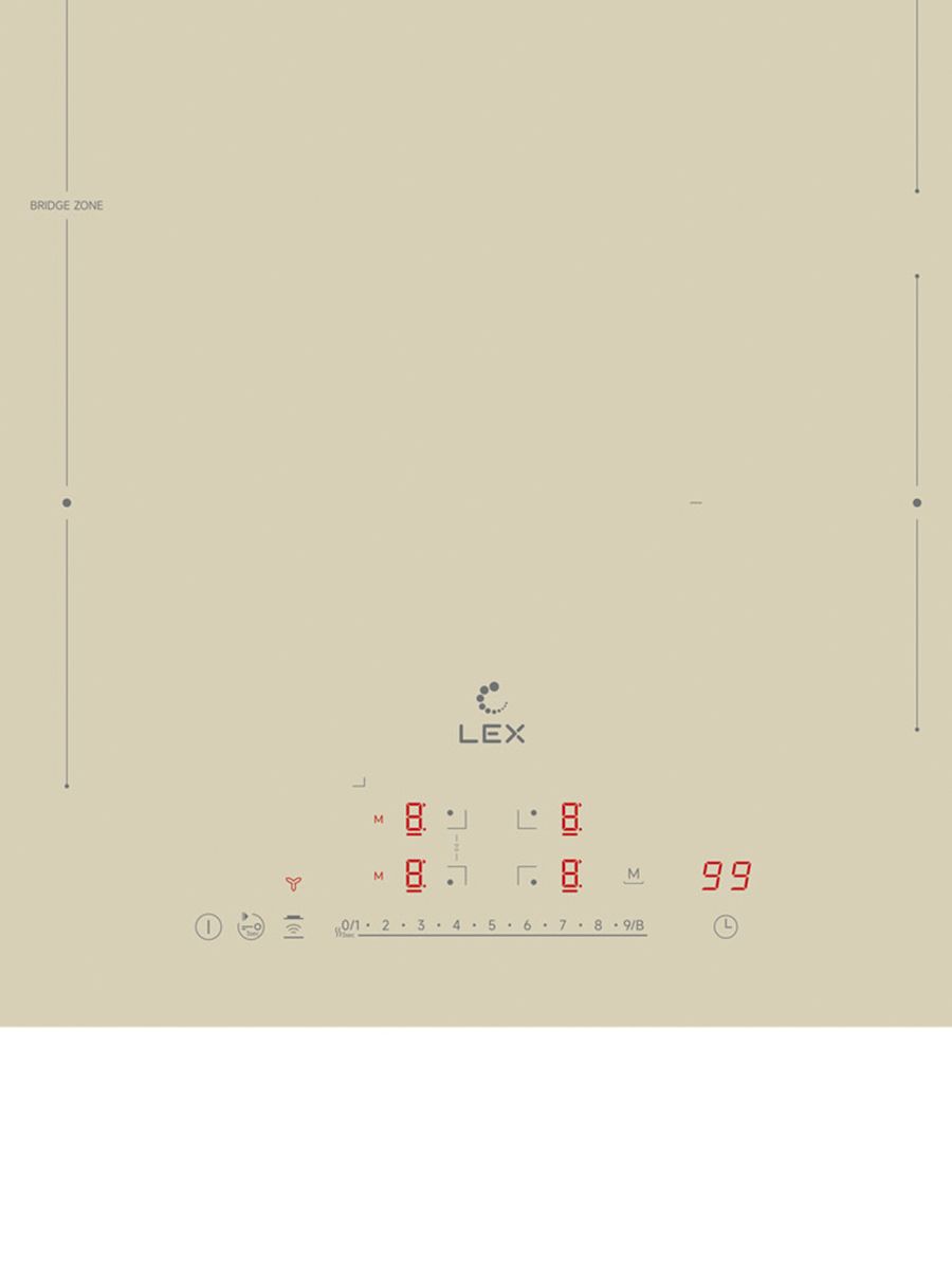 Варочная панель индукционная LEX EVI 641A I IV