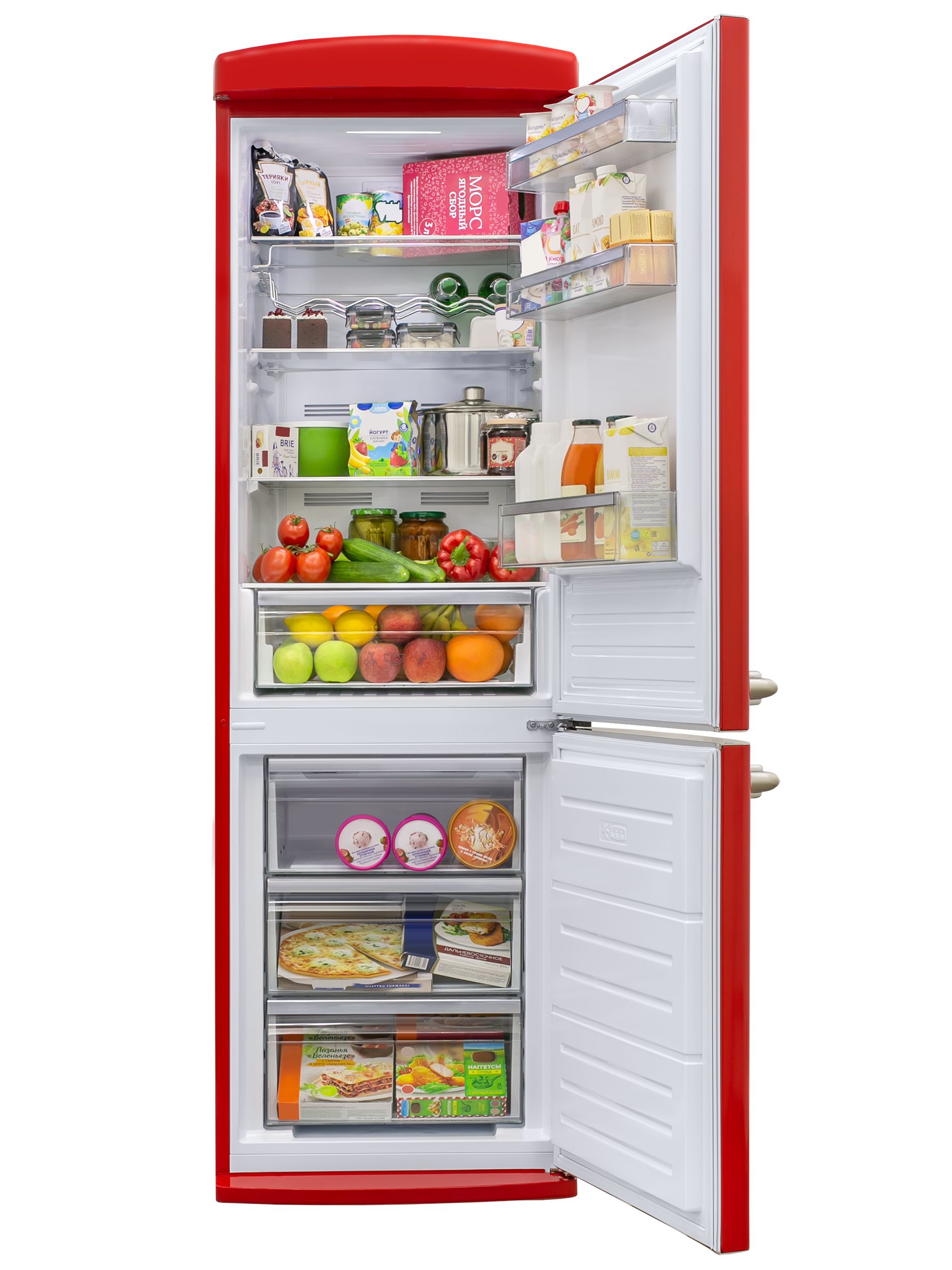 Холодильник Schaub Lorenz SLU S339R3, красный