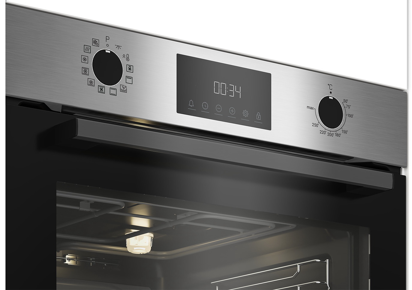 Духовой шкаф электрический Indesit IBFTE 4941 JH IX, нержавеющая сталь