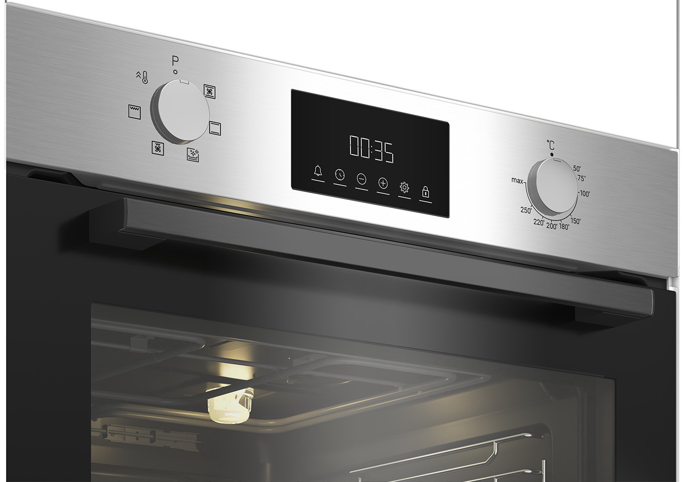 Духовой шкаф электрический Indesit IBFTE 2434 IX, нержавеющая сталь