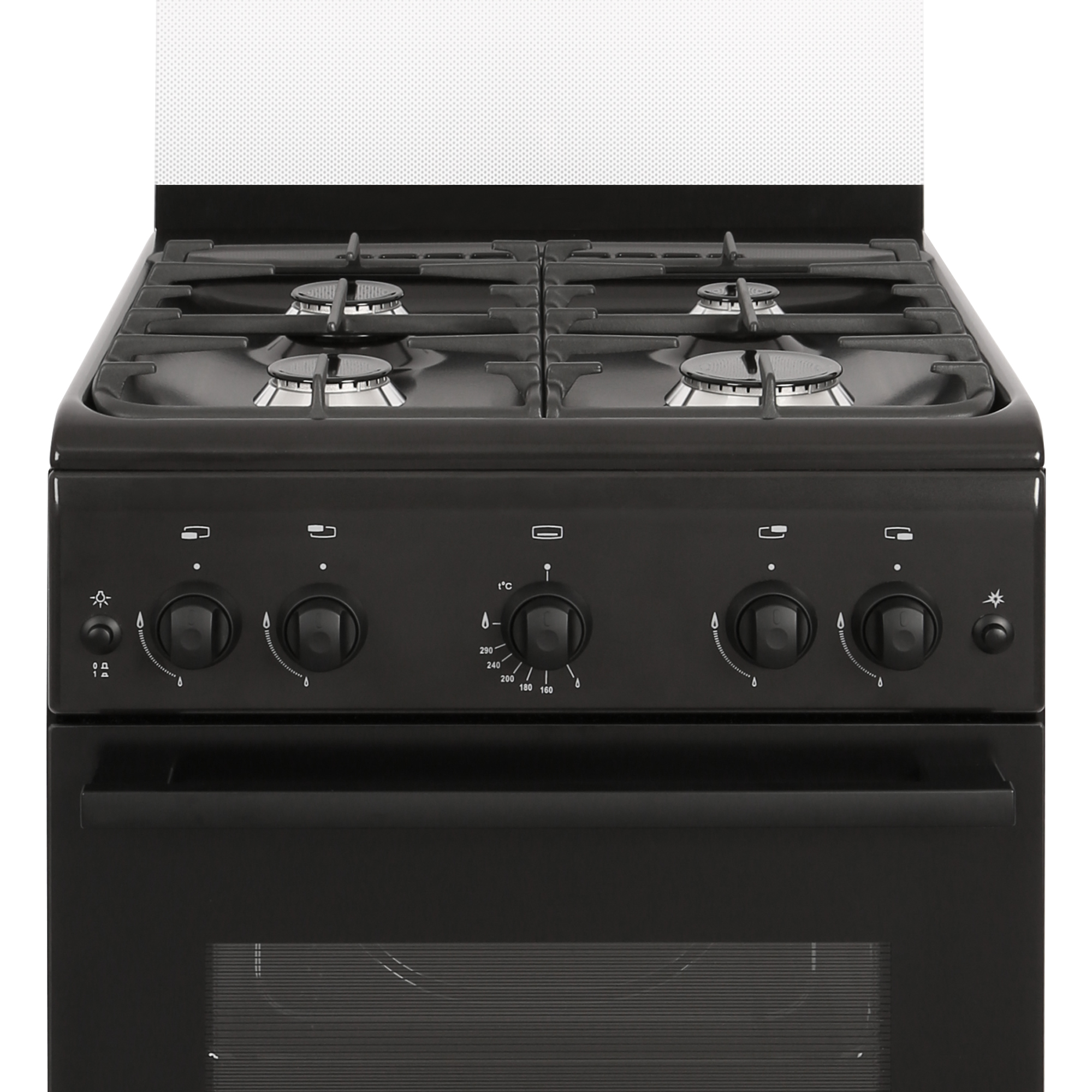 Плита газовая GEFEST ПГ 5100-01 0097, черный матовый