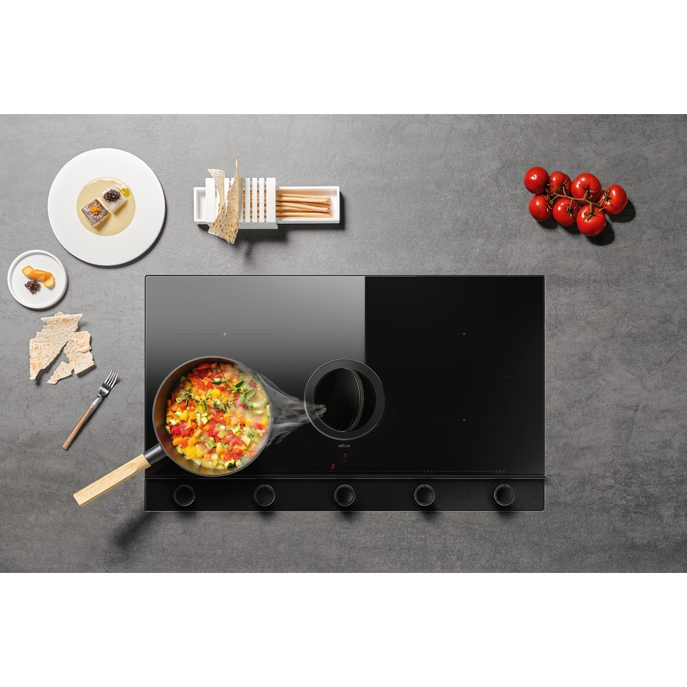 Варочная панель индукционная Elica NIKOLATESLA UNPLUGGED EVO BL/A/90 (PRF0196324), черный