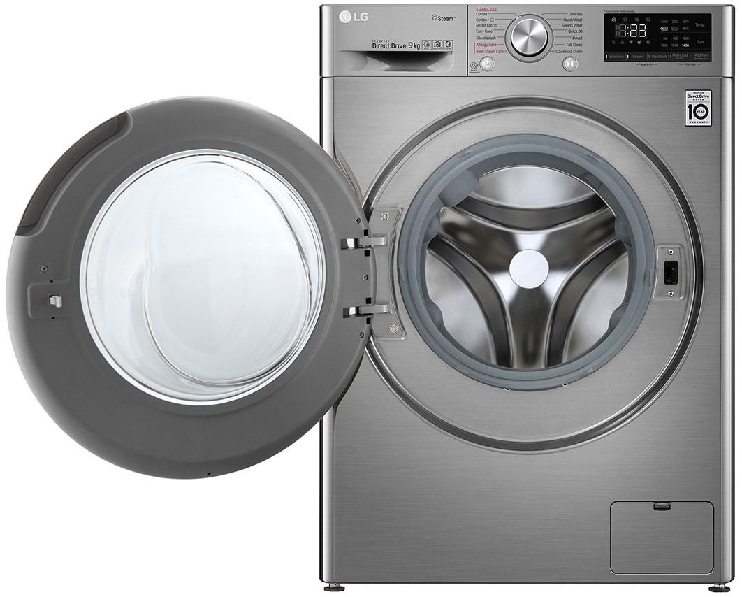 Стиральная машина LG F4V5VYP2T, серебристый
