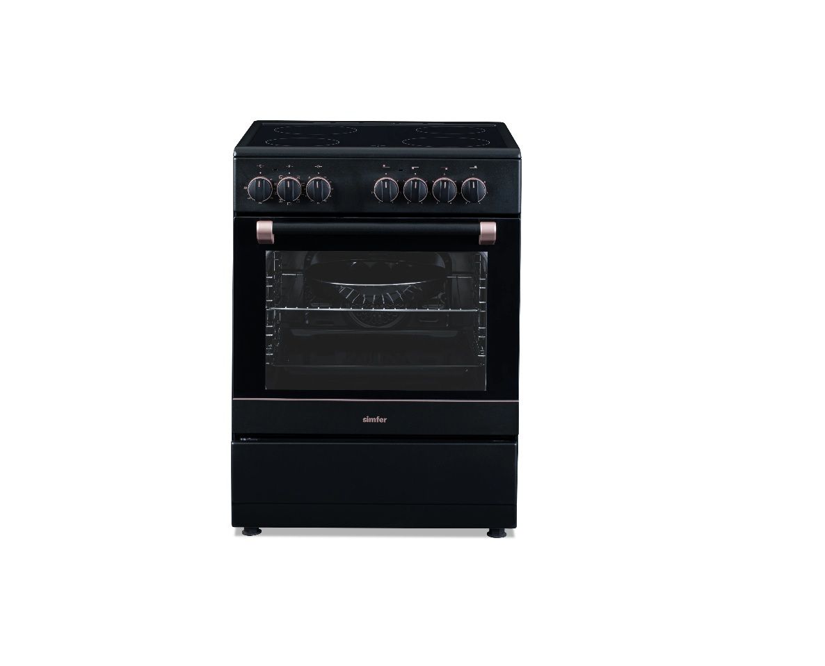 Плита электрическая Simfer F66VL09025, антрацит