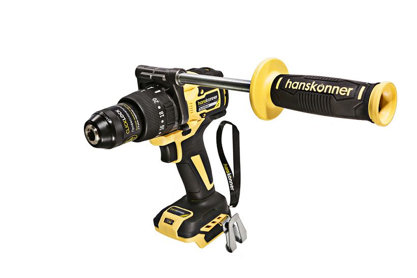 Дрель-шуруповерт аккумуляторная Hanskonner HCD18165BL (без АКБ и ЗУ)