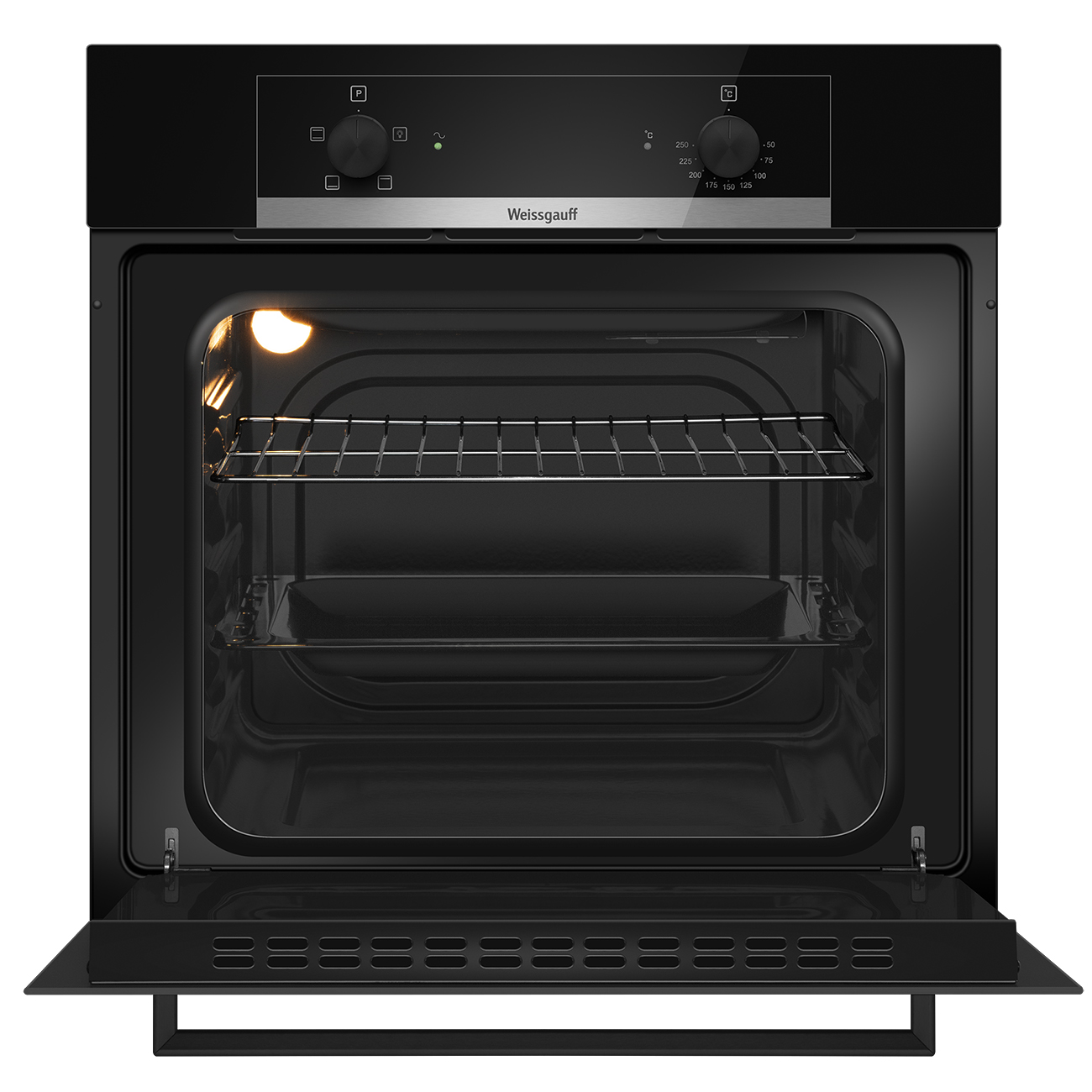 Духовой шкаф электрический Weissgauff EOM 104 B, черный
