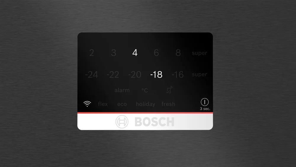 Холодильник Bosch KGP86AXB0N, черная сталь