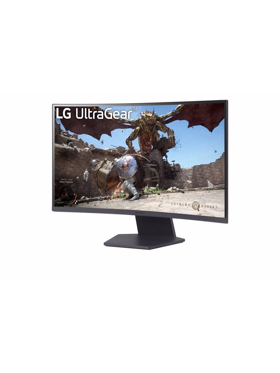 Монитор LG UltraGear 27GS60QC-B, фиолетово-серый