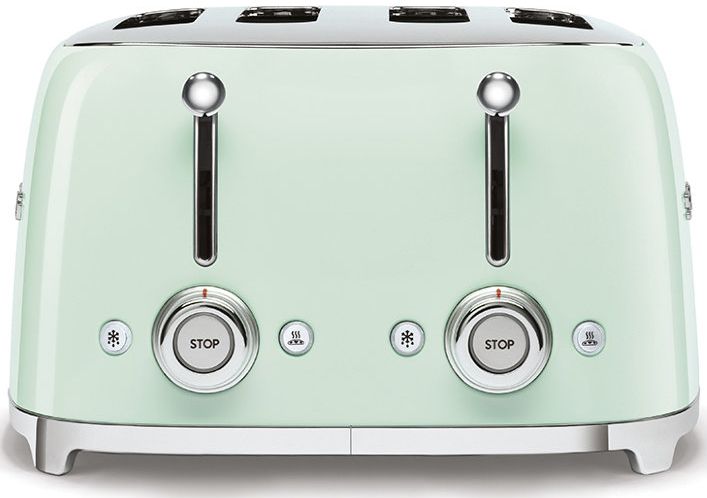 Тостер Smeg TSF03PGEU, пастельный зеленый