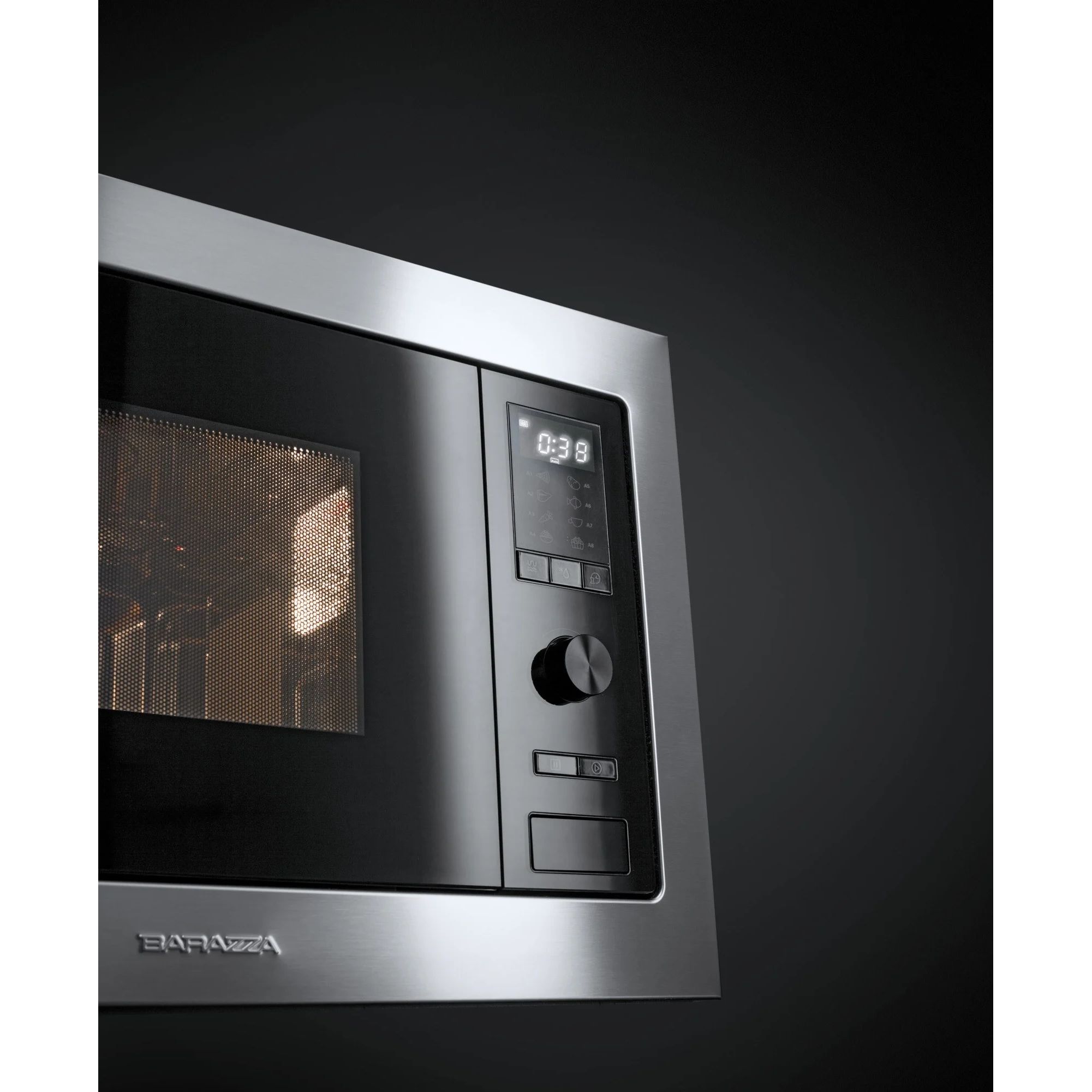 Микроволновая печь встраиваемая Barazza 1MOI satin/black stainless steel