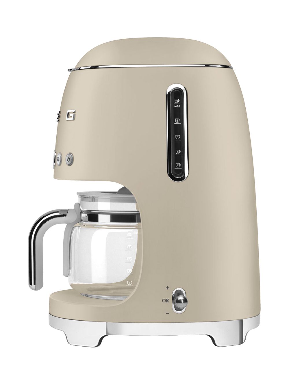 Кофеварка капельная Smeg DCF02MLMEU, лунный