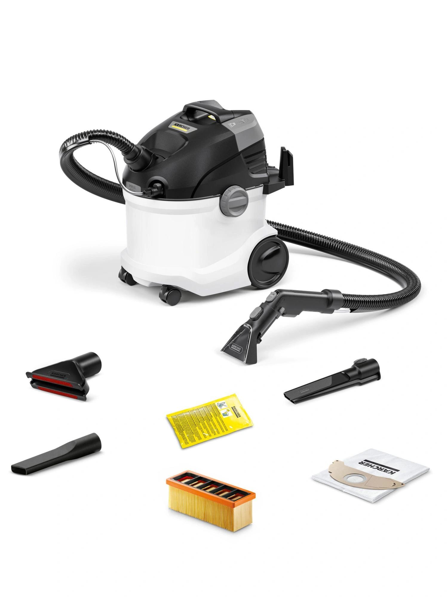 Пылесос моющий Karcher SE 5 Car (1.081-231.0), белый/черный