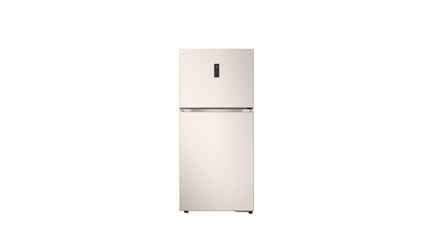Холодильник LG GR-B922FEBM, бежевый