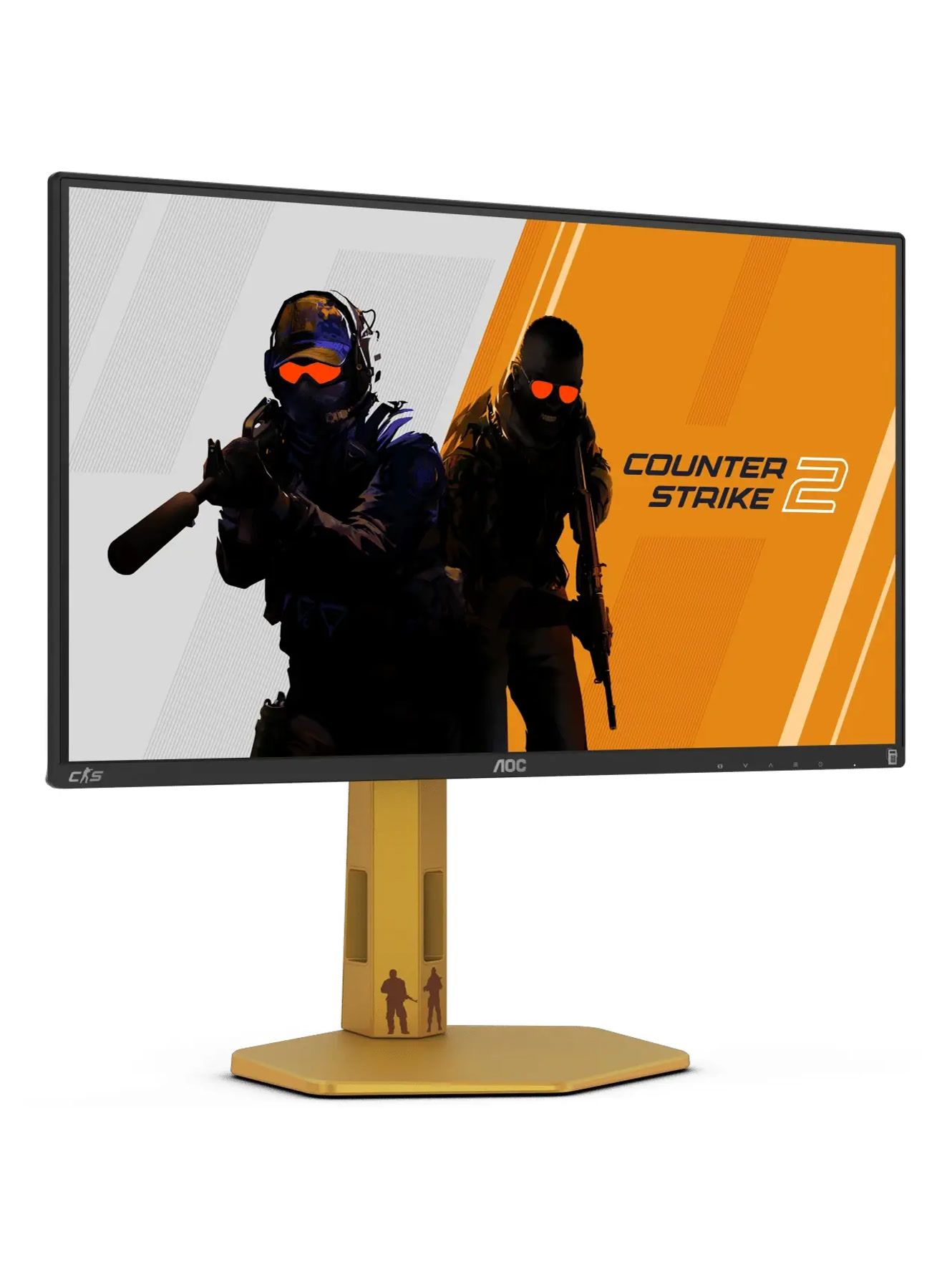 Монитор AOC CS25G, черный/золотой