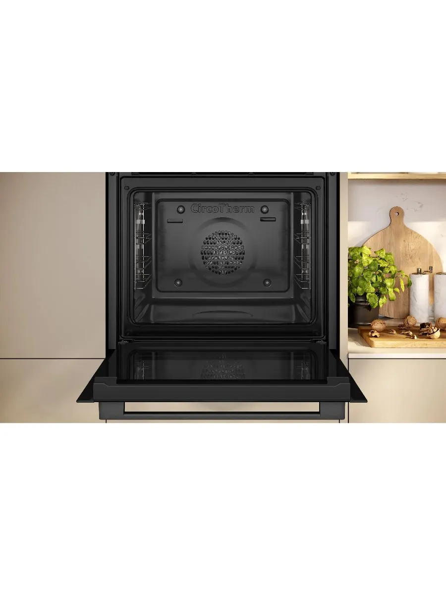 Духовой шкаф электрический Neff B1ACE2AG3, графитово-серый