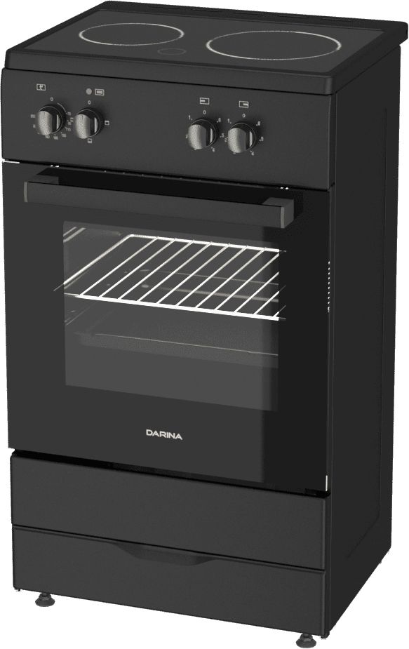 Плита электрическая DARINA 1F 5604 AT, черный