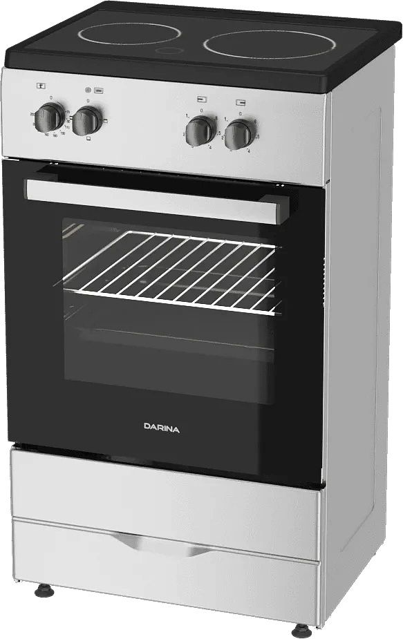 Плита электрическая DARINA 1F 5604 S, серебристый