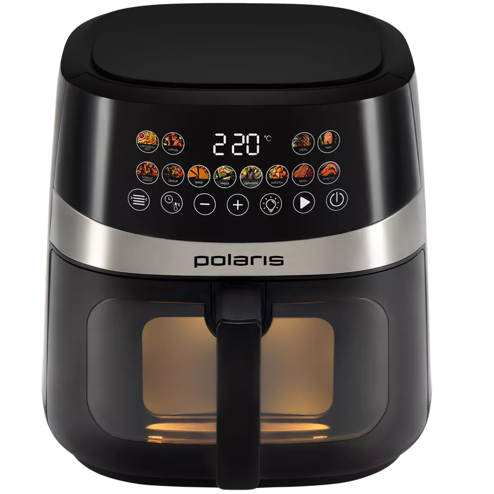 Аэрогриль Polaris PAF 8005W Wi-Fi IQ Home, черный