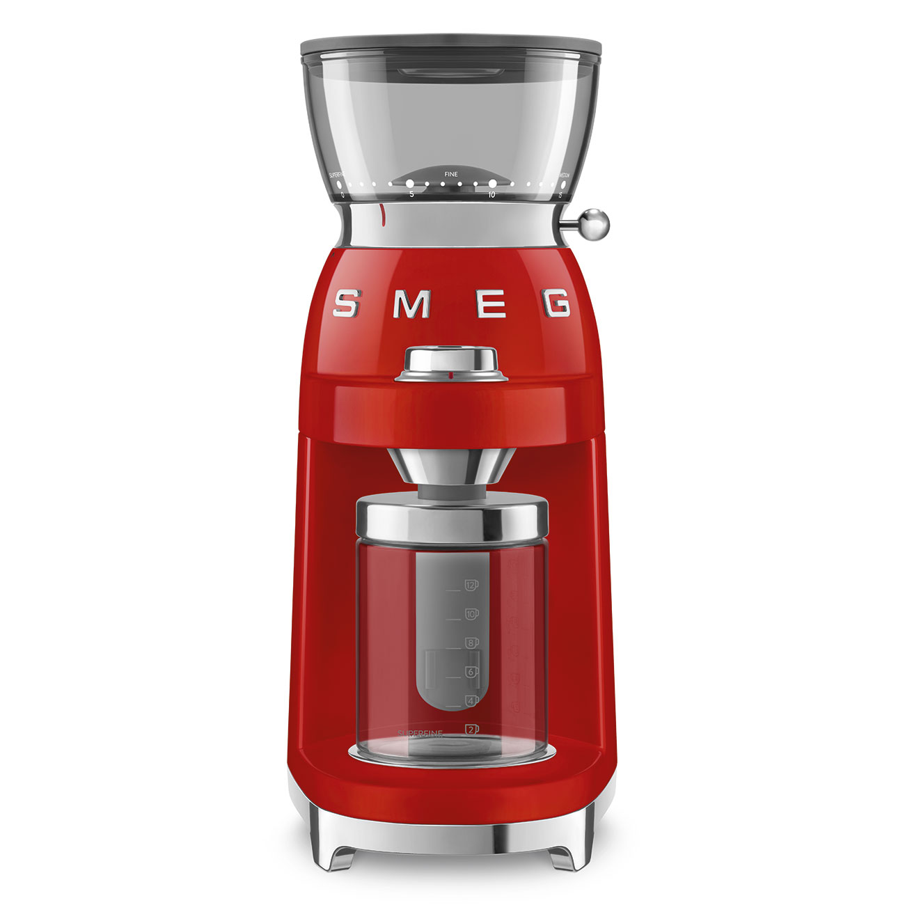 Кофемолка Smeg CGF03RDEU, красный