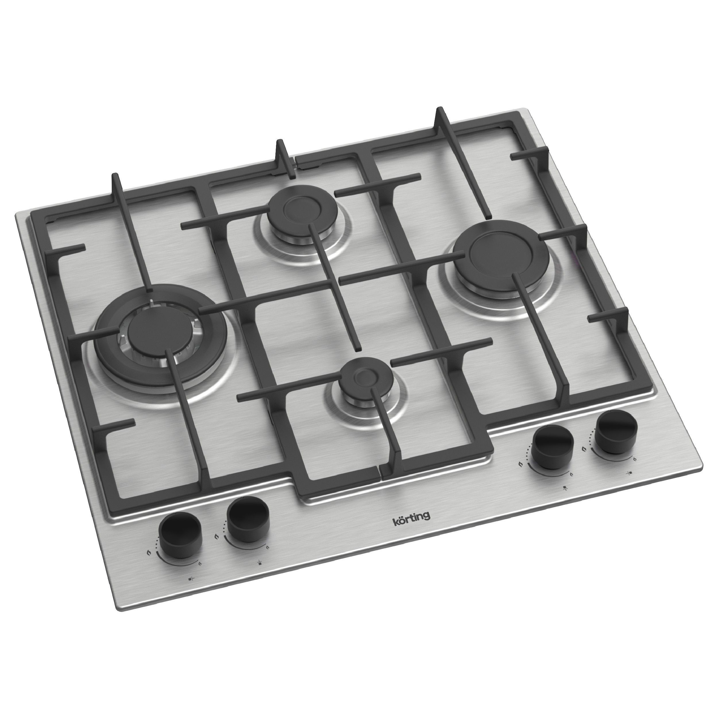 Варочная панель газовая Korting HG 688 CTX, нержавеющая сталь