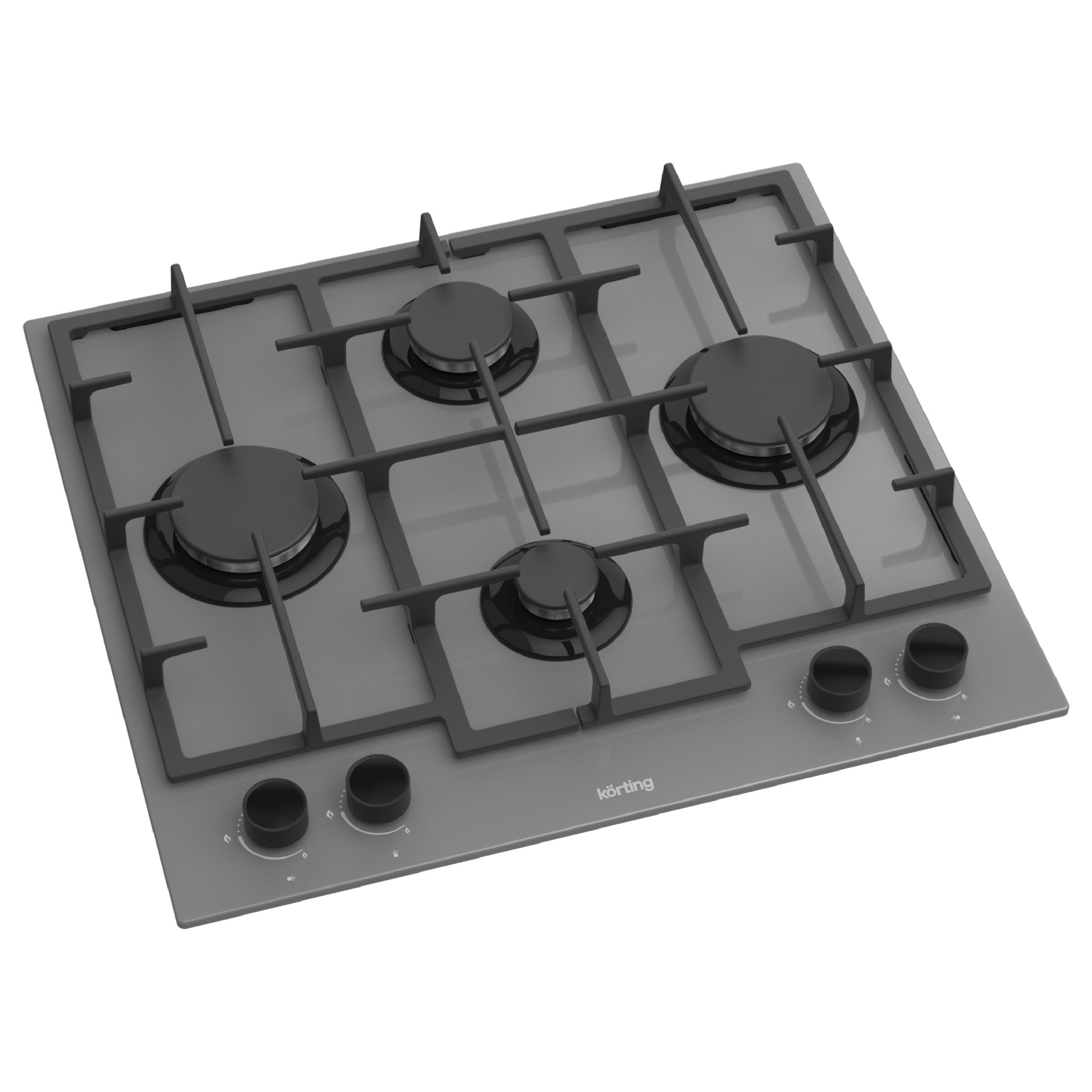 Варочная панель газовая Korting HGG 6301 CGr, серое стекло
