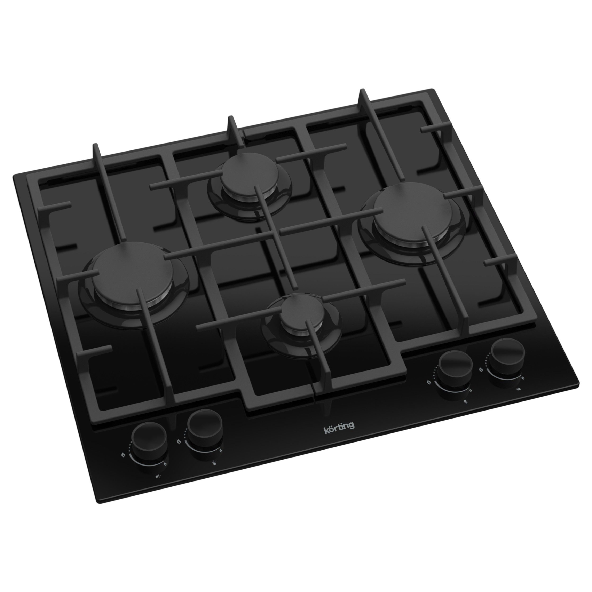 Варочная панель газовая Korting HGG 6301 CN, черное стекло