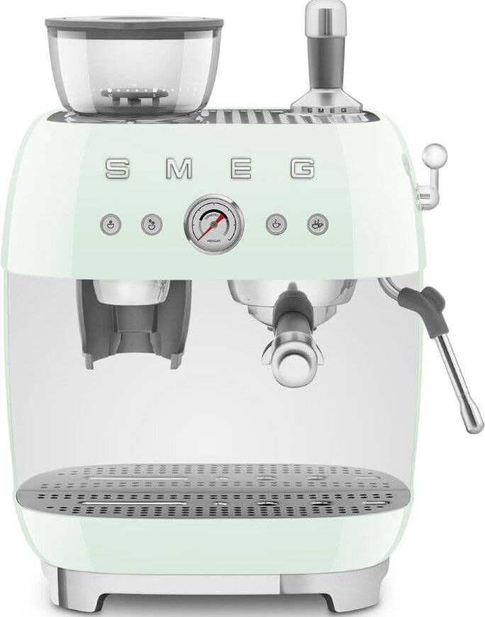 Кофеварка рожковая Smeg EGF03PGEU, пастельный зеленый