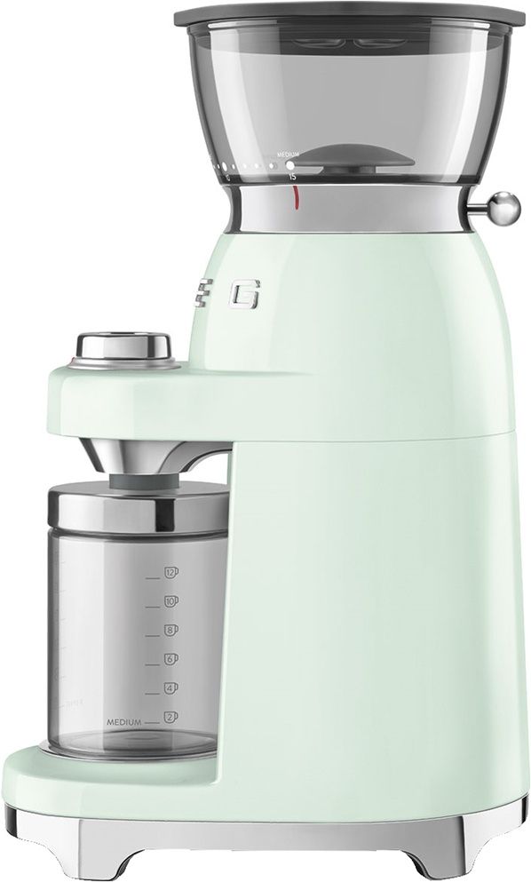 Кофемолка Smeg CGF03PGEU, пастельный зеленый
