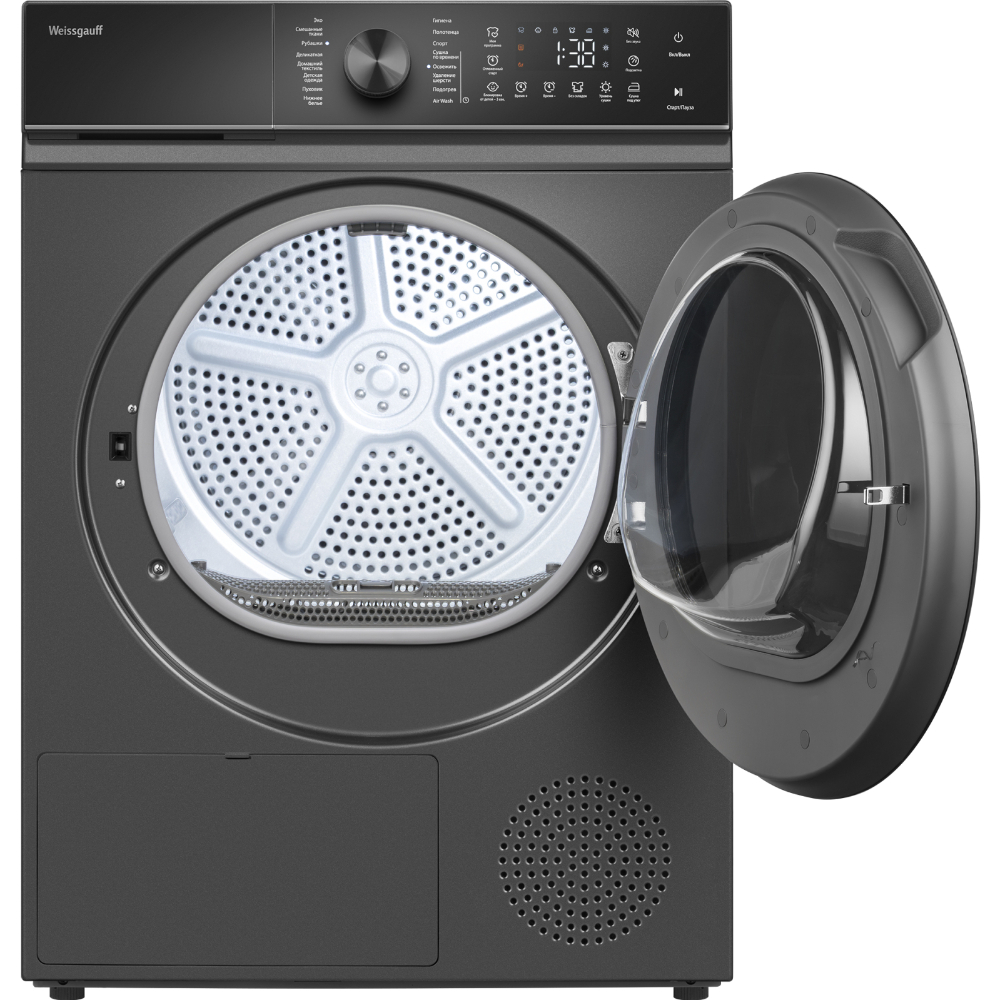 Сушильная машина Weissgauff WD 5910 Heat Pump Deep Grey