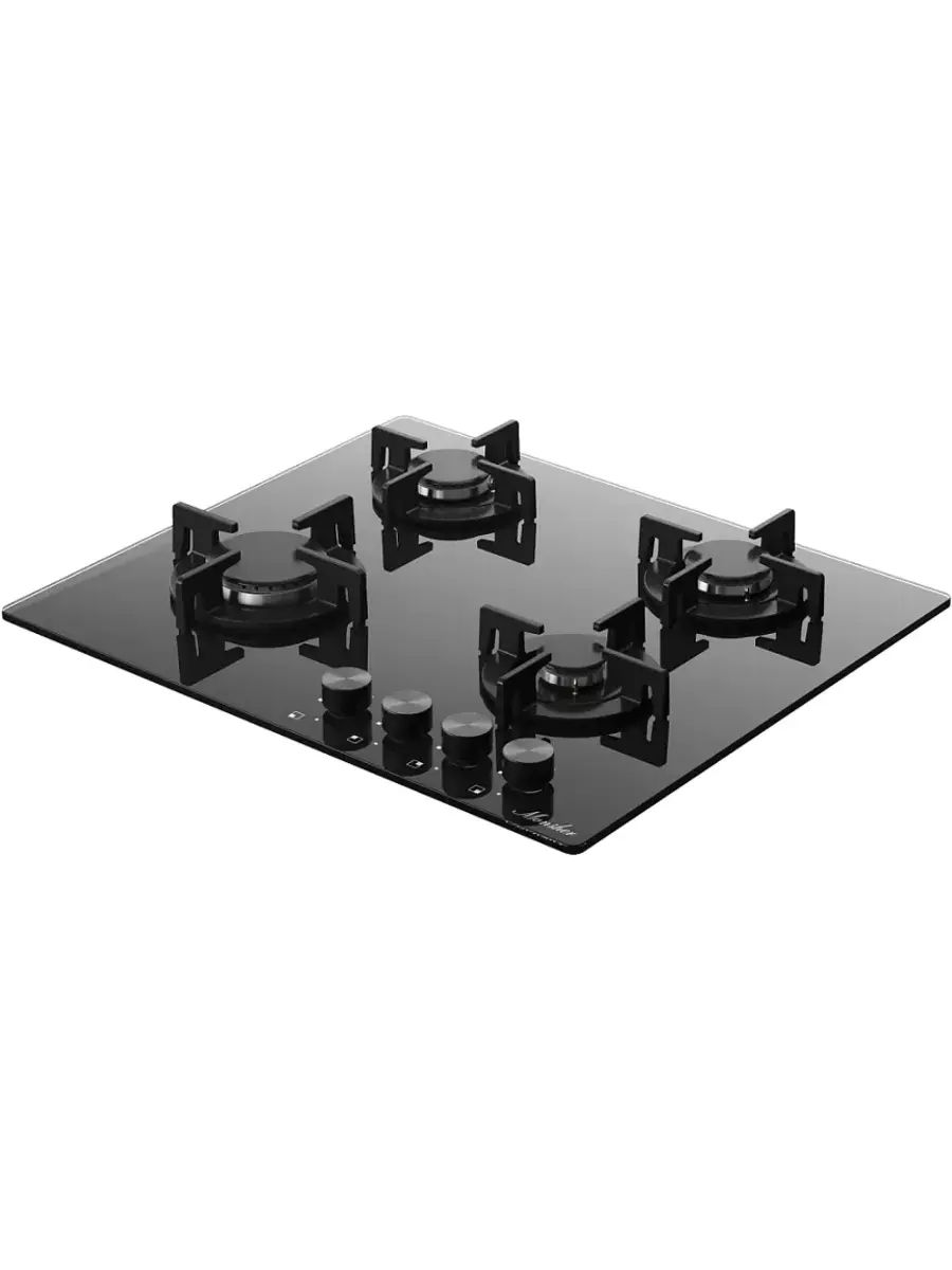 Варочная панель газовая Monsher MGG 64 Noir, черный