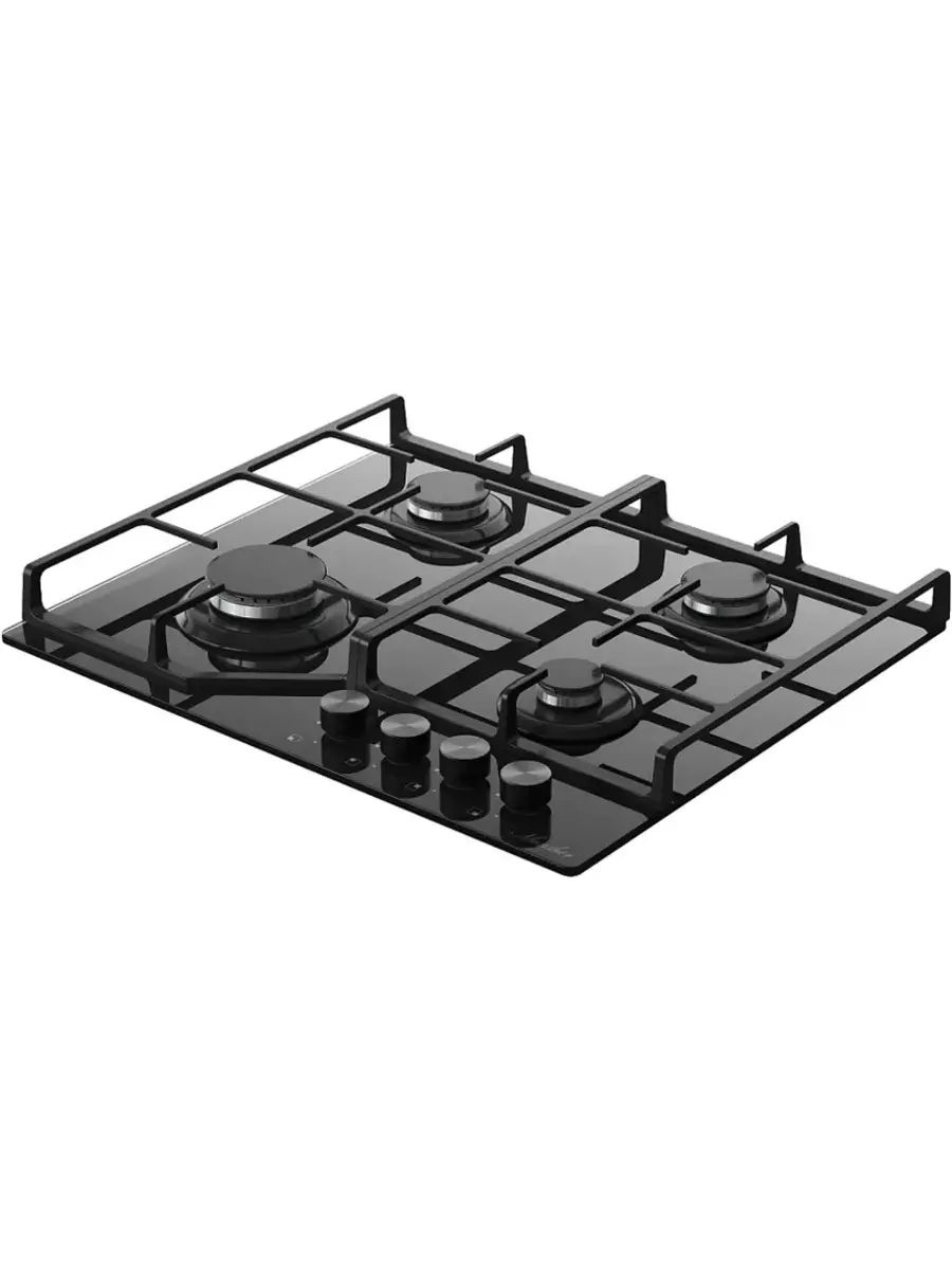 Варочная панель газовая Monsher MGG 62 Noir, черный
