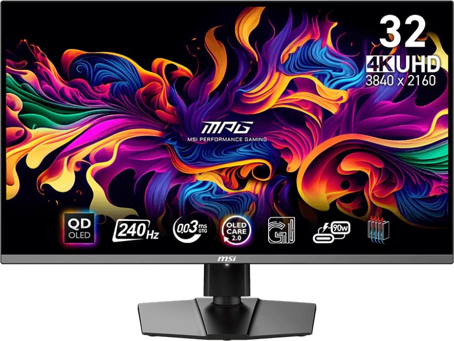 Монитор MSI MPG 321URX QD-OLED (9S6-3DD29A-055), черный