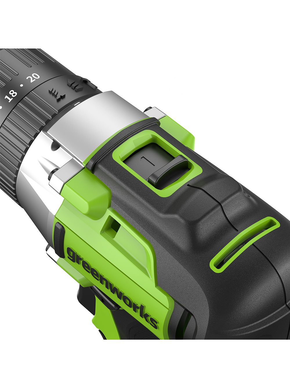 Дрель-шуруповерт аккумуляторная Greenworks GD24DD60 (3704107CUB) (1 АКБ и ЗУ)